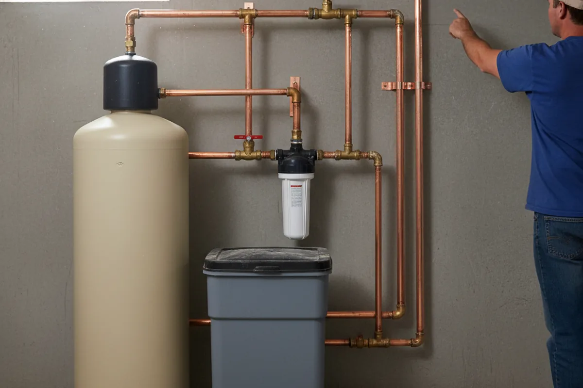 Whole-house water treatment system installed in Altamahaw